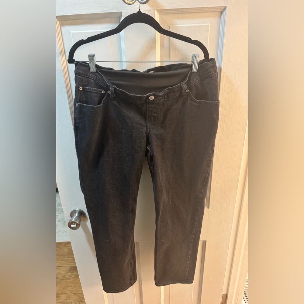 Abercrombie Maternity The Ankle Straight denim